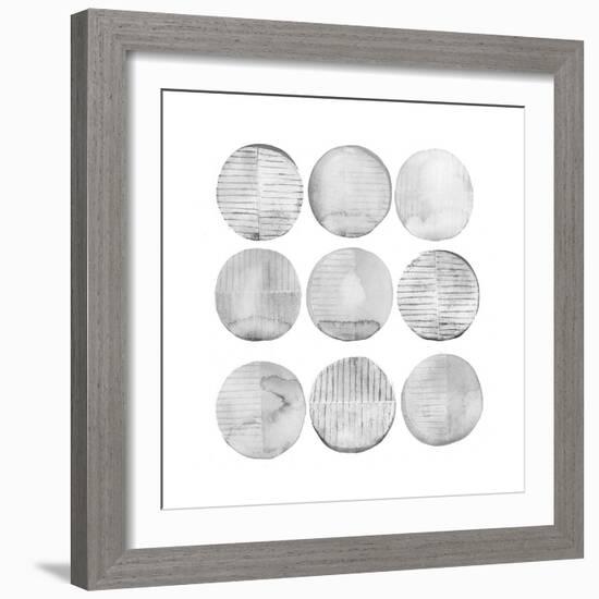 Soft Circles II-Grace Popp-Framed Art Print