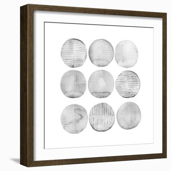 Soft Circles II-Grace Popp-Framed Art Print