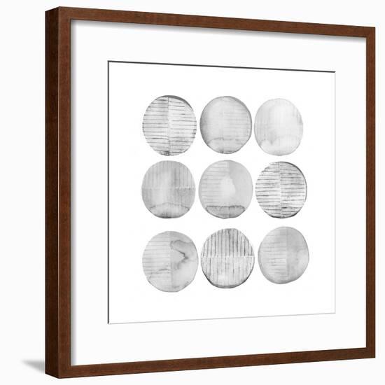 Soft Circles II-Grace Popp-Framed Art Print