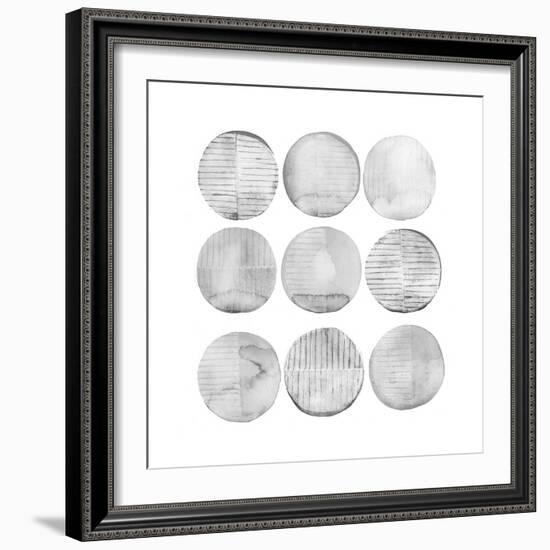 Soft Circles II-Grace Popp-Framed Art Print