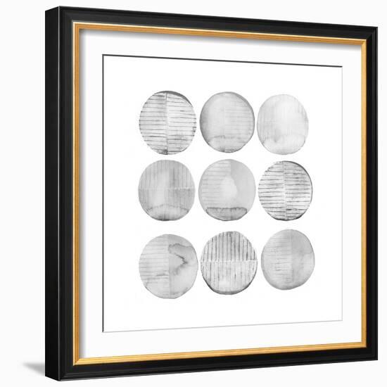 Soft Circles II-Grace Popp-Framed Art Print