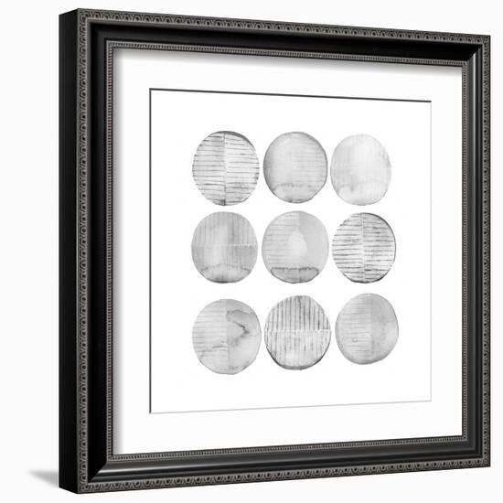 Soft Circles II-Grace Popp-Framed Art Print