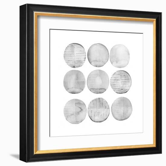 Soft Circles II-Grace Popp-Framed Art Print