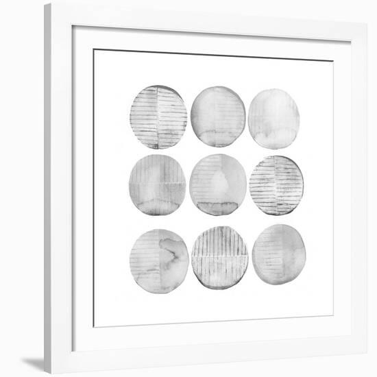 Soft Circles II-Grace Popp-Framed Giclee Print