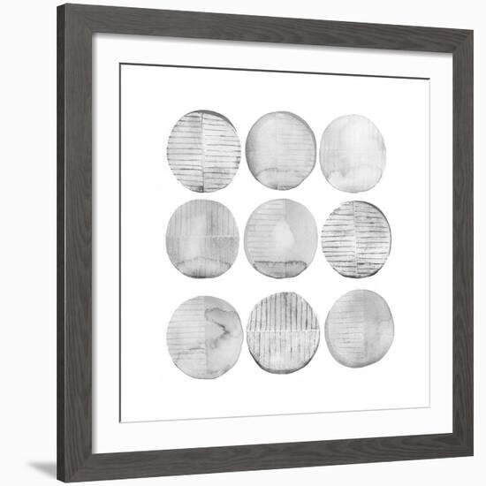 Soft Circles II-Grace Popp-Framed Giclee Print