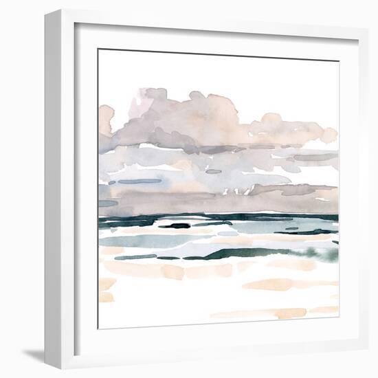 Soft Coastal Abstract I-Emma Scarvey-Framed Art Print