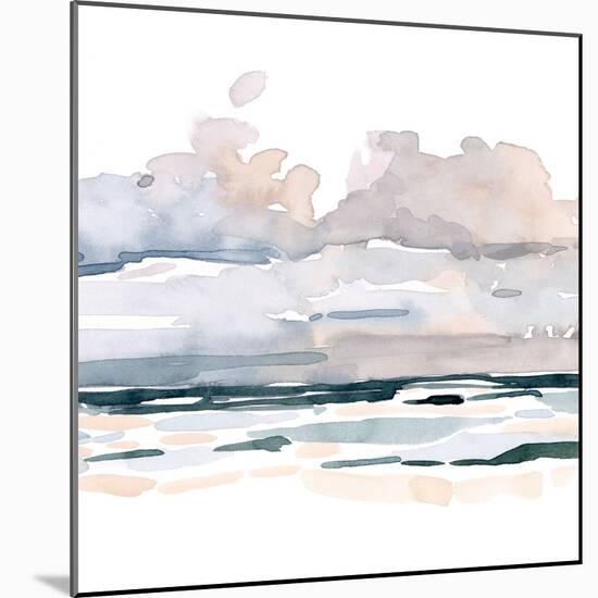 Soft Coastal Abstract II-Emma Scarvey-Mounted Art Print