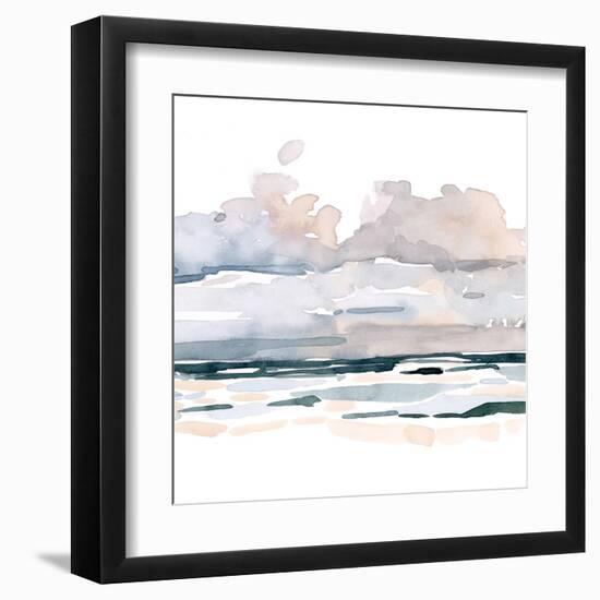 Soft Coastal Abstract II-Emma Scarvey-Framed Art Print