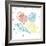 Soft Color Splatter Shells Mate-Jace Grey-Framed Art Print