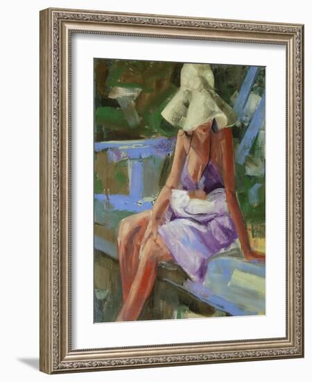 Soft Dove, 2008-Daniel Clarke-Framed Giclee Print