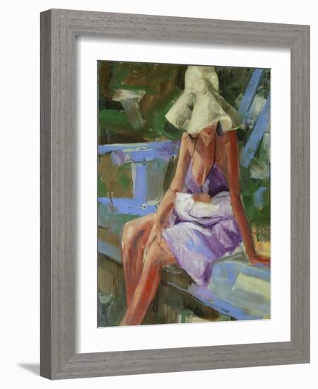 Soft Dove, 2008-Daniel Clarke-Framed Giclee Print