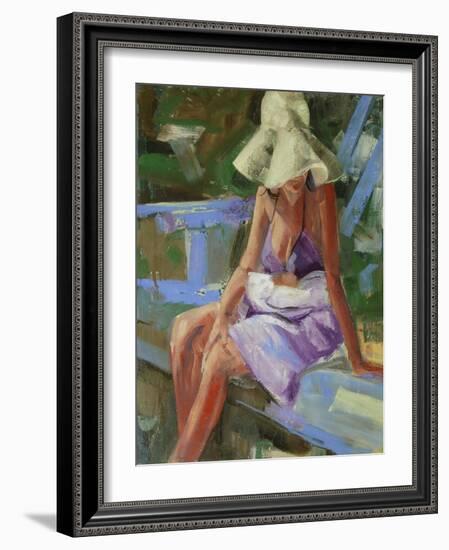 Soft Dove, 2008-Daniel Clarke-Framed Giclee Print