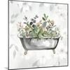 Soft Floral Tub I-null-Mounted Art Print