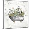 Soft Floral Tub II-null-Mounted Art Print