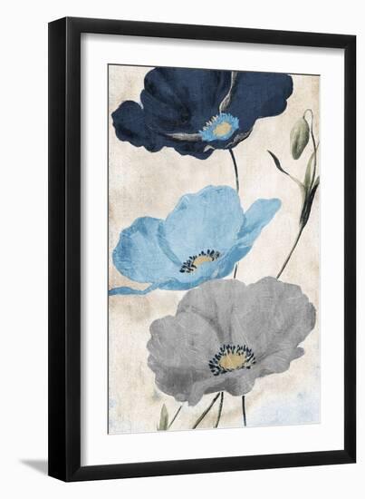 Soft Florals-Jace Grey-Framed Art Print