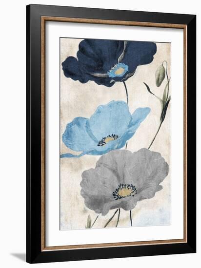 Soft Florals-Jace Grey-Framed Art Print