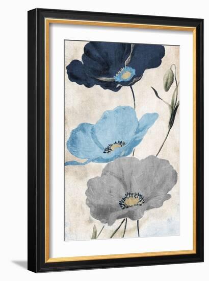 Soft Florals-Jace Grey-Framed Art Print