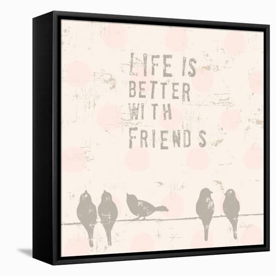 Soft Friends-Lola Bryant-Framed Stretched Canvas