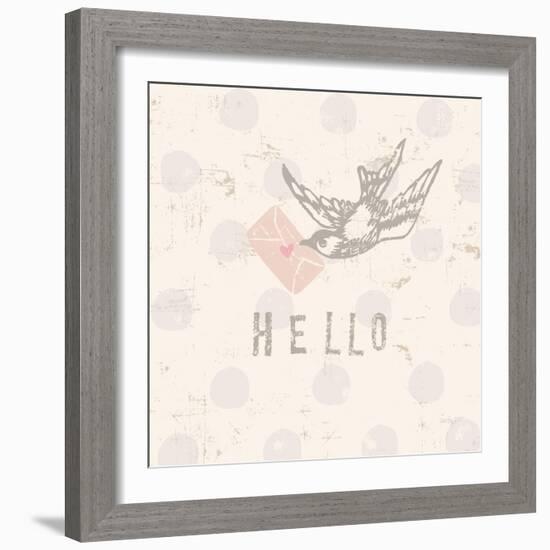 Soft Hello-Lola Bryant-Framed Art Print