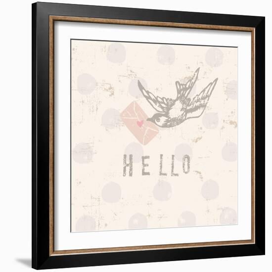 Soft Hello-Lola Bryant-Framed Art Print