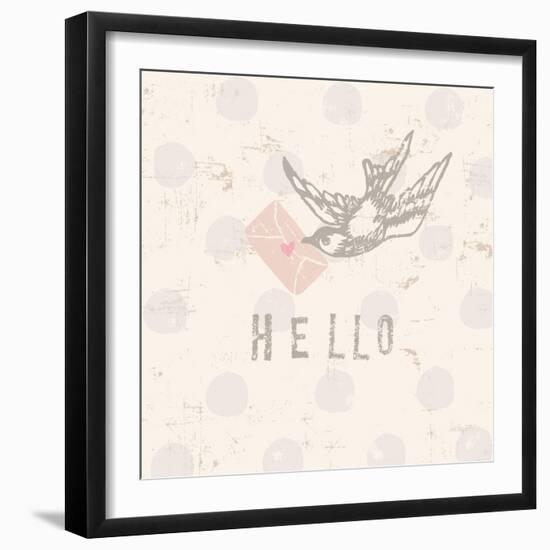 Soft Hello-Lola Bryant-Framed Art Print