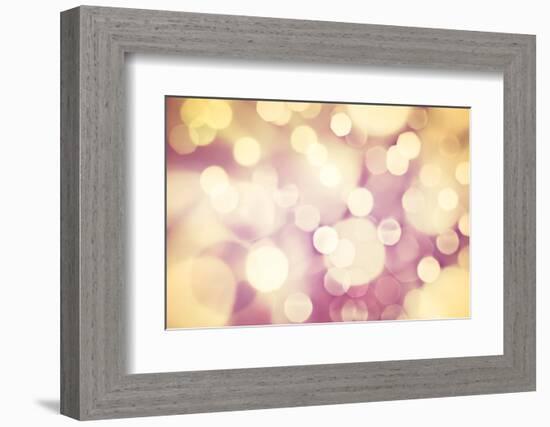 Soft Lights Background-Saiva-Framed Photographic Print