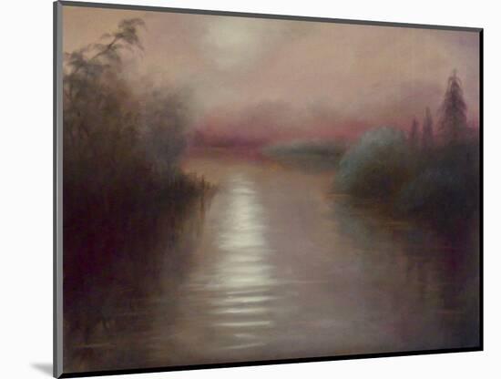 Soft Morning Light, 2023, (Oil on Canvas) Landscape Water.-Lee Campbell-Mounted Giclee Print