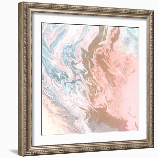 Soft Pink Agate-M Mercado-Framed Art Print