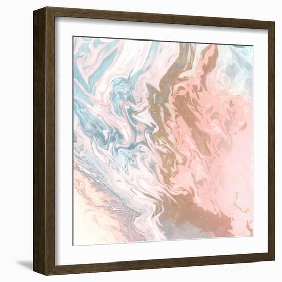 Soft Pink Agate-M Mercado-Framed Art Print