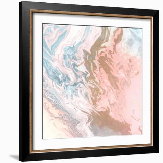 Soft Pink Agate-M Mercado-Framed Art Print