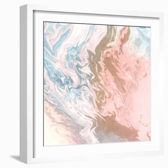 Soft Pink Agate-M Mercado-Framed Art Print