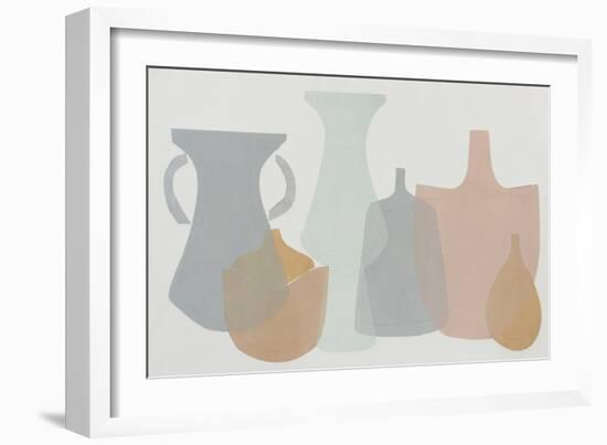 Soft Pottery Shapes I-Rob Delamater-Framed Art Print