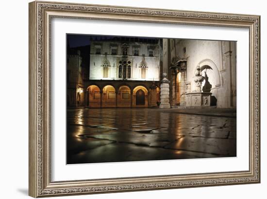 Soft Rain Reflections-Tony Koukos-Framed Giclee Print