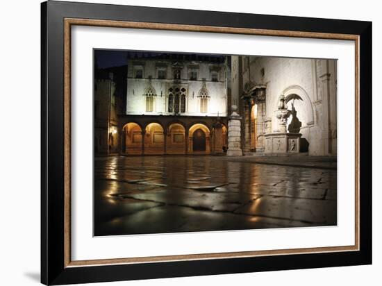 Soft Rain Reflections-Tony Koukos-Framed Giclee Print