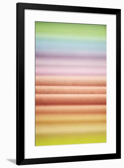 Soft Rainbow Graduation-Tom Quartermaine-Framed Giclee Print