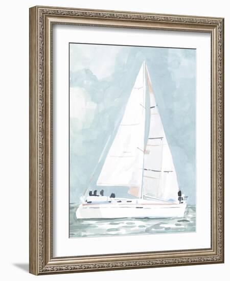 Soft Sailboat I-Emma Scarvey-Framed Art Print