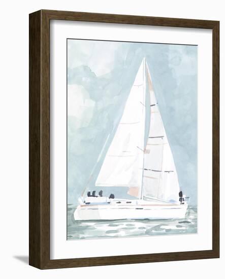 Soft Sailboat I-Emma Scarvey-Framed Art Print