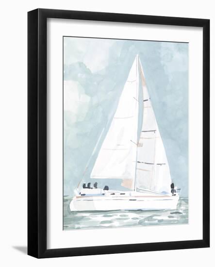 Soft Sailboat I-Emma Scarvey-Framed Art Print