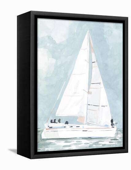 Soft Sailboat I-Emma Scarvey-Framed Stretched Canvas