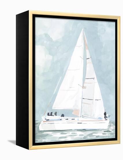 Soft Sailboat I-Emma Scarvey-Framed Stretched Canvas