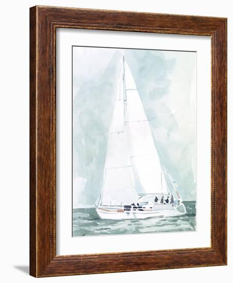 Soft Sailboat IV-Emma Scarvey-Framed Art Print