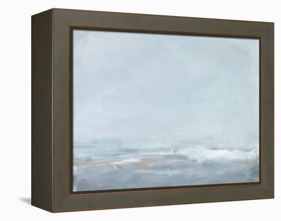 Soft Sea Mist II-Christina Long-Framed Stretched Canvas