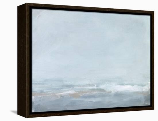 Soft Sea Mist II-Christina Long-Framed Stretched Canvas