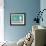 Soft Serve Turquoise-Retroplanet-Framed Giclee Print displayed on a wall