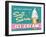 Soft Serve Turquoise-Retroplanet-Framed Giclee Print