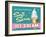 Soft Serve Turquoise-Retroplanet-Framed Giclee Print