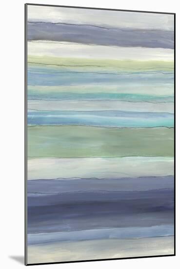 Soft Stripe Blue I-Allison Pearce-Mounted Art Print