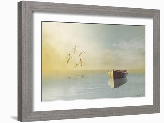 Soft Sunrise on the Beach 11-Carlos Casamayor-Framed Giclee Print