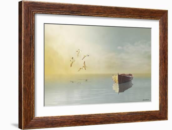 Soft Sunrise on the Beach 11-Carlos Casamayor-Framed Giclee Print