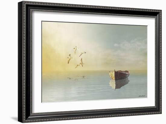 Soft Sunrise on the Beach 11-Carlos Casamayor-Framed Giclee Print